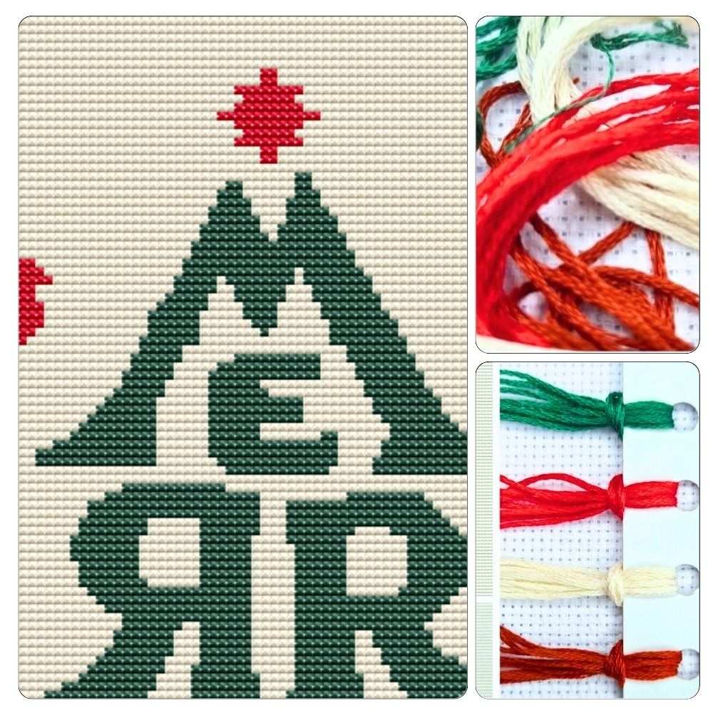 Merry Christmas Cross Stitch Kit