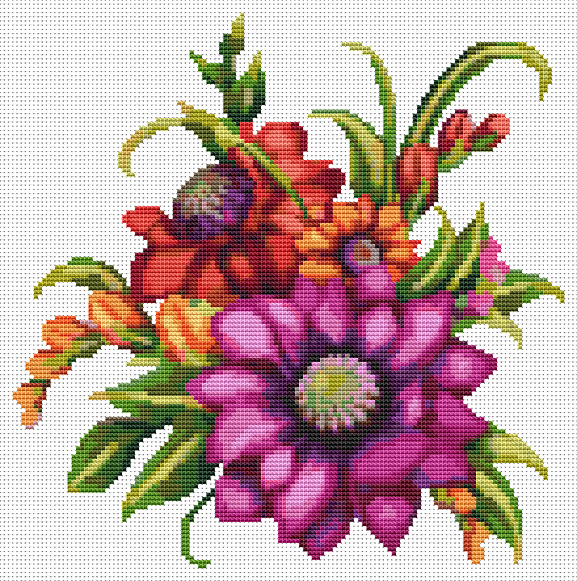 Serenade Cross Stitch Kit - Premium Cross Stitch Kit - The Art of Stitch