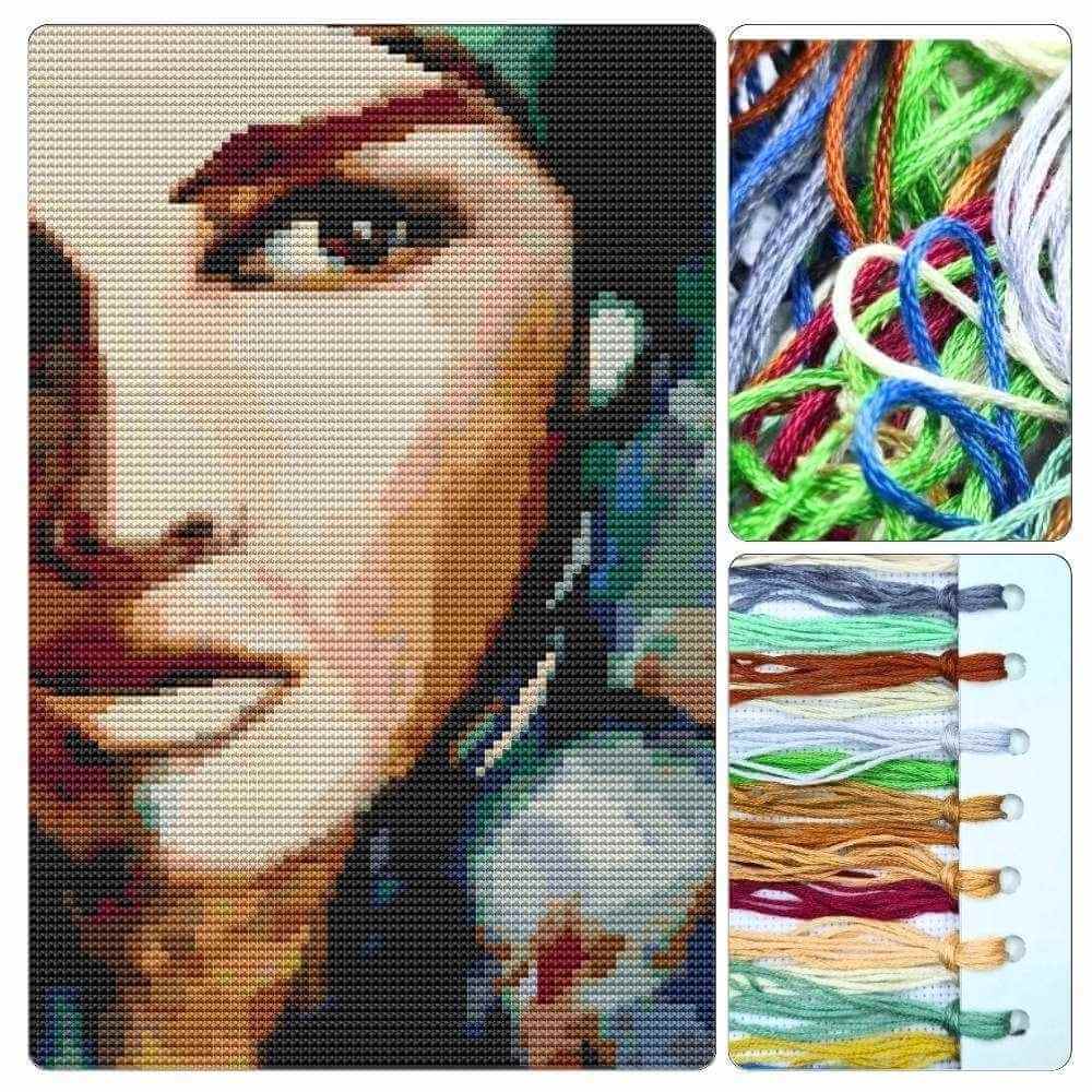 Gypsy Woman Cross Stitch Kit