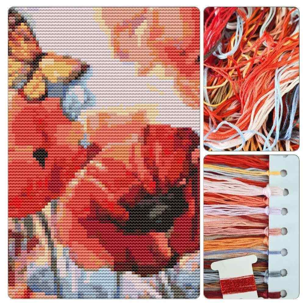 Poppies in Bloom Cross Stitch Kit