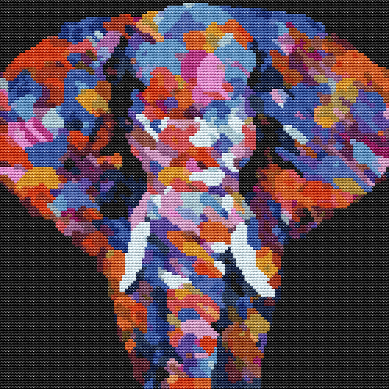 The Elephant Cross Stitch Pattern by The Art of Stitch