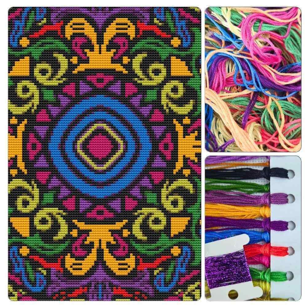 Mandala Series: Medley Cross Stitch Kit