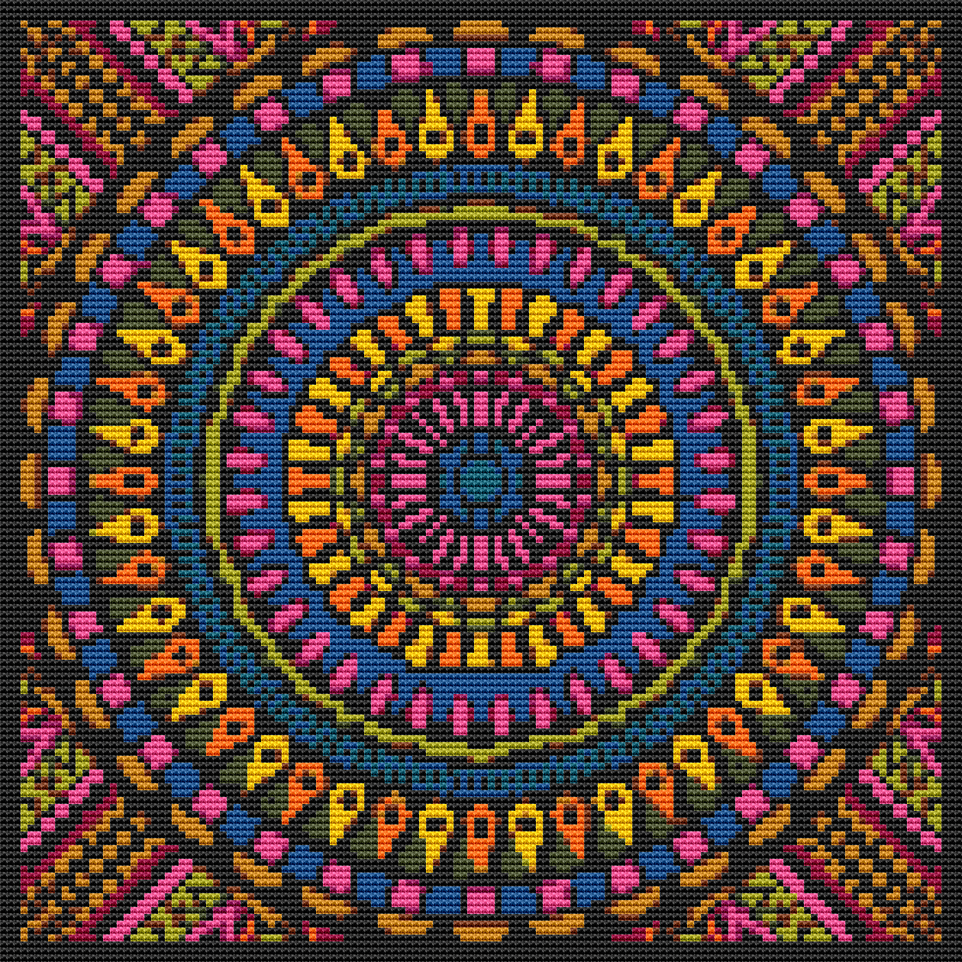 Time Mandala Cross Stitch Pattern by The Art of Stitch