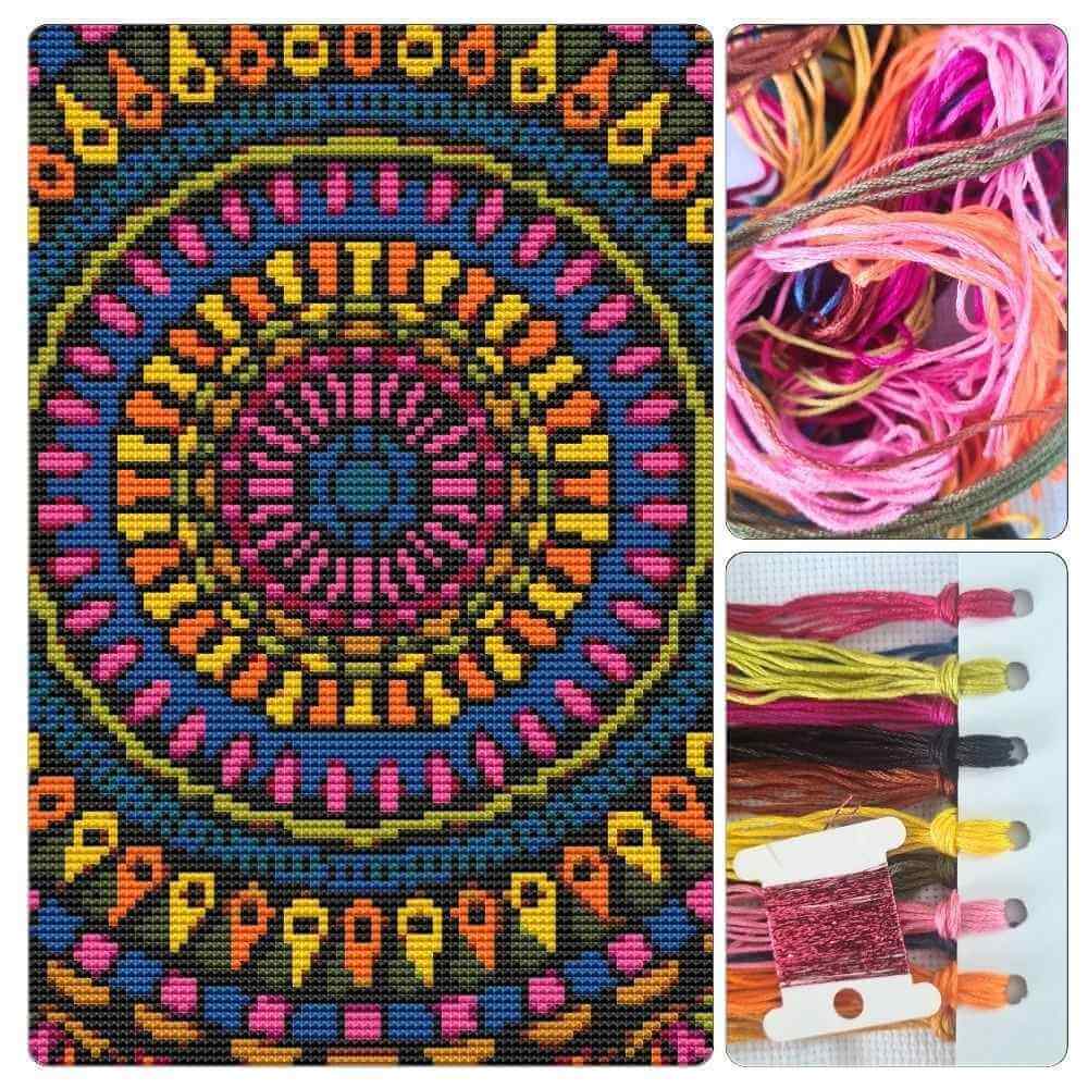 Mandala Series: Time Cross Stitch Kit