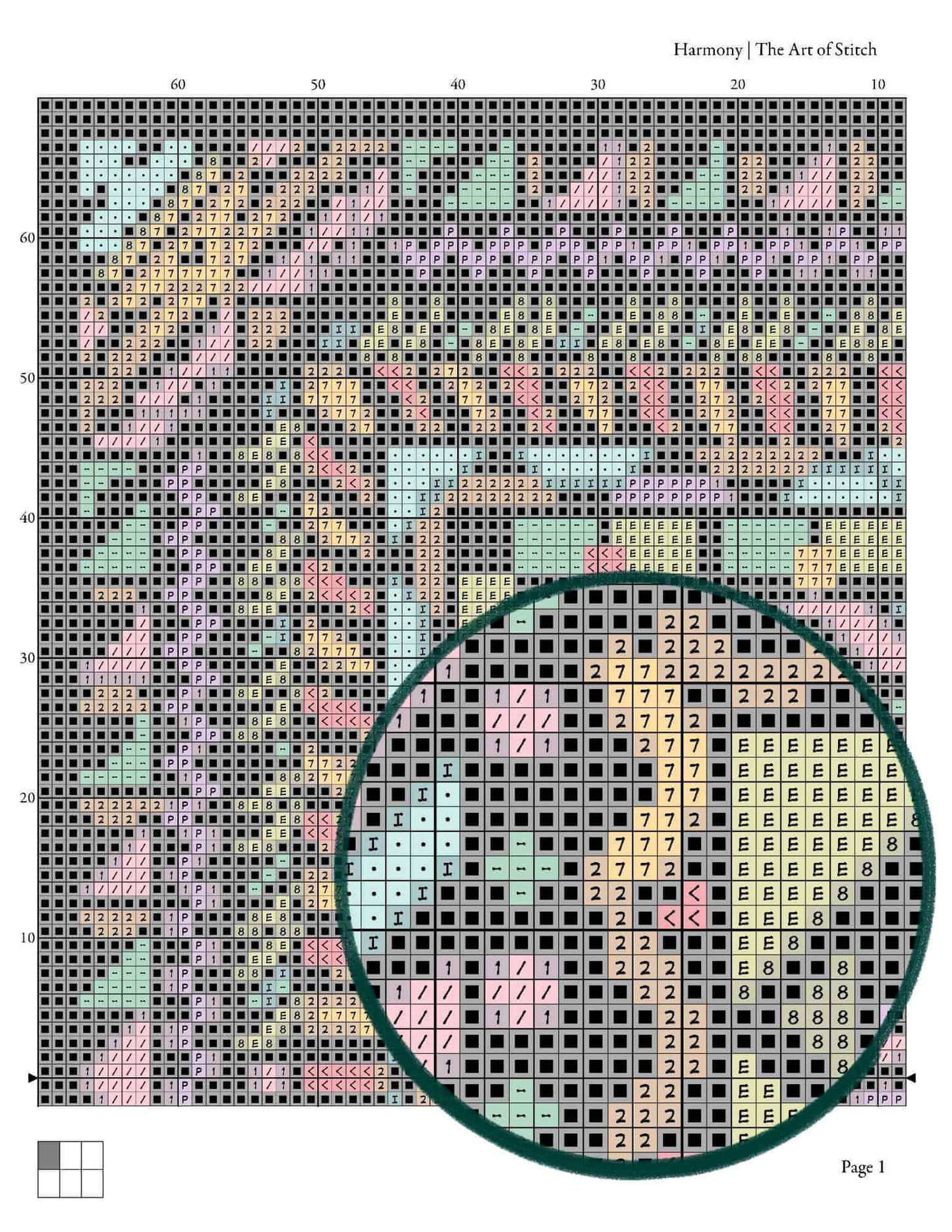 Mandala Series: Harmony Cross Stitch Kit - Premium Cross Stitch Kit - The Art of Stitch