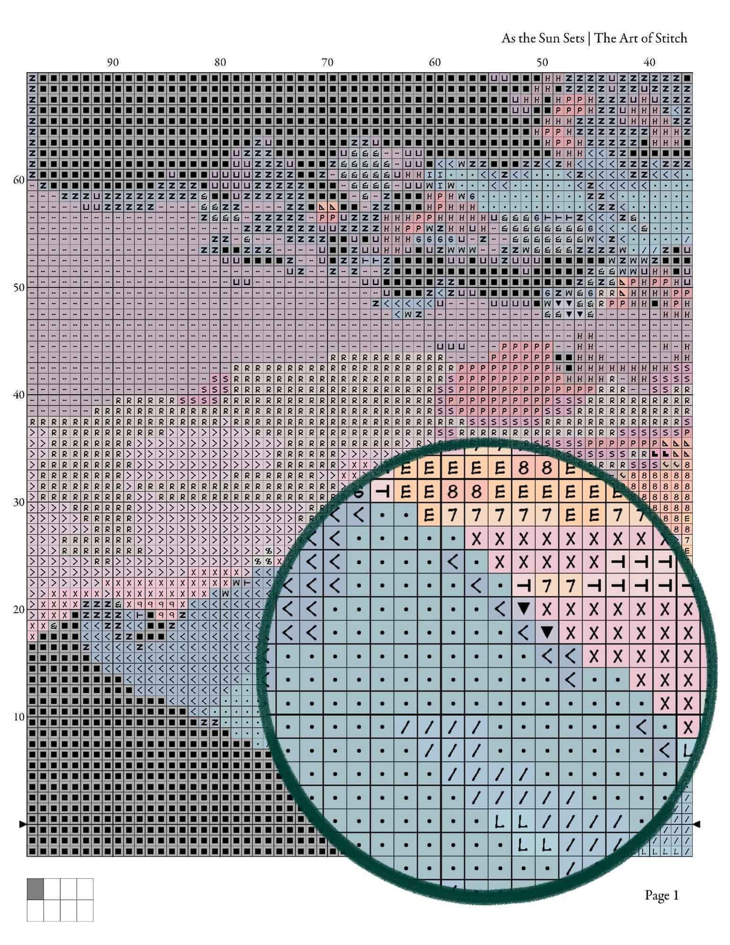 As the Sun Sets Cross Stitch Kit - Premium Cross Stitch Kit - The Art of Stitch