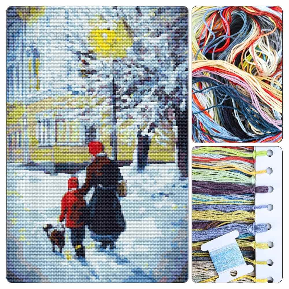 A Winter's Day Cross Stitch Kit