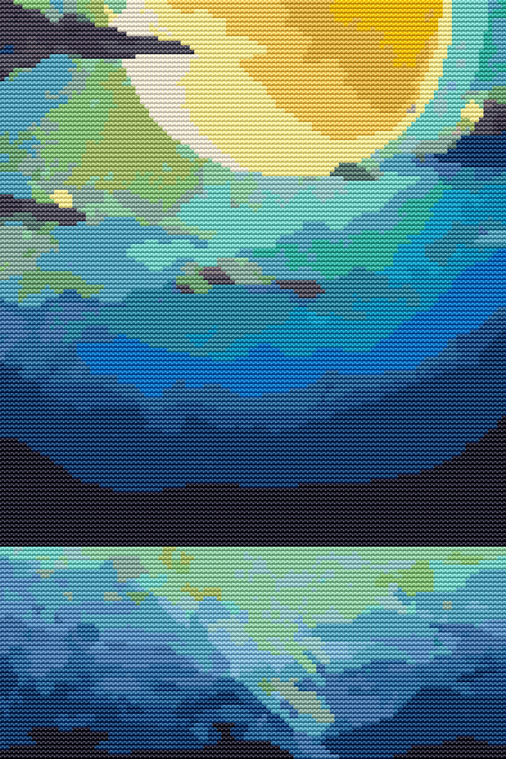 Moonlight Cross Stitch Kit by The Art of Stitch