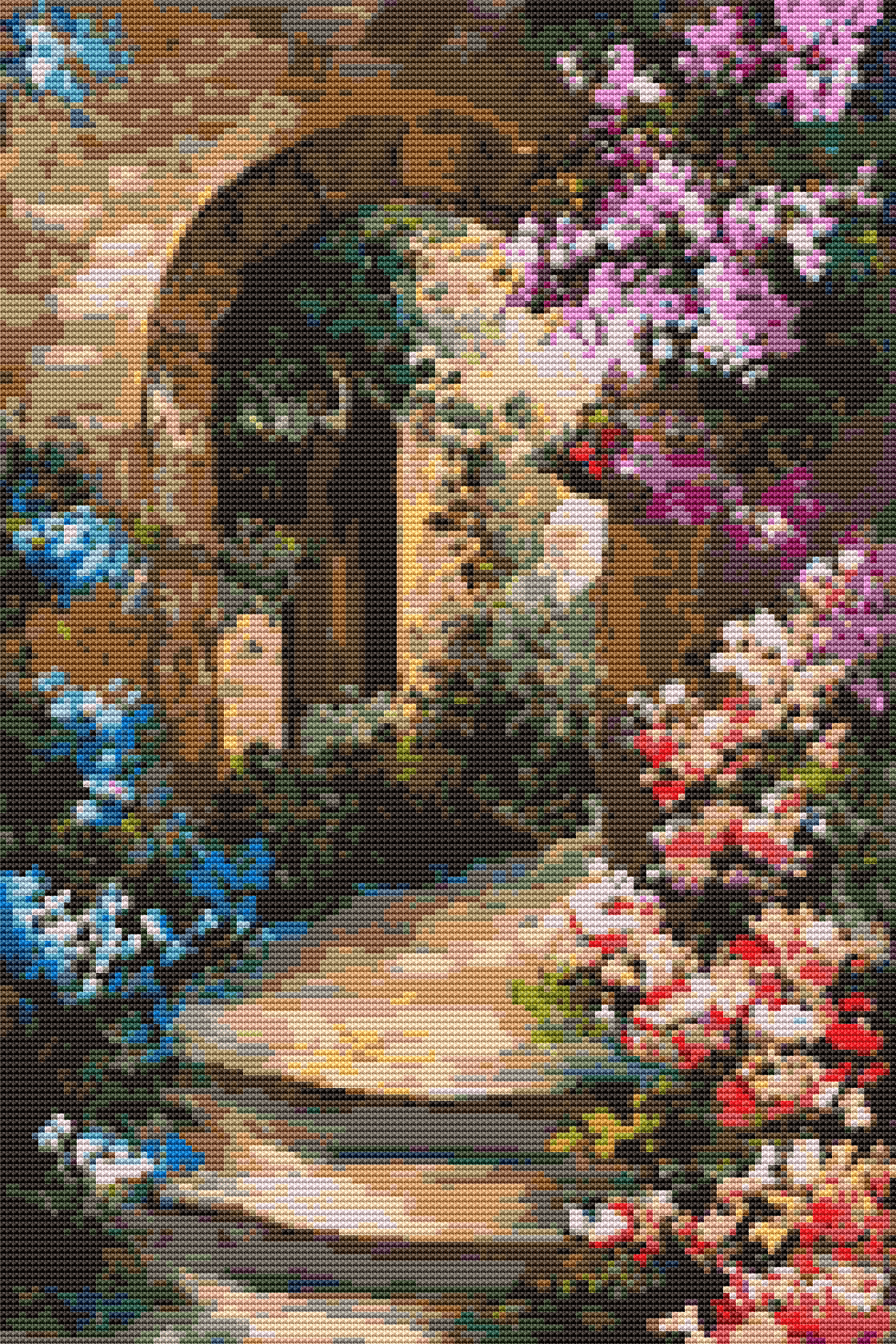 The Garden Cross Stitch Pattern by The Art of Stitch