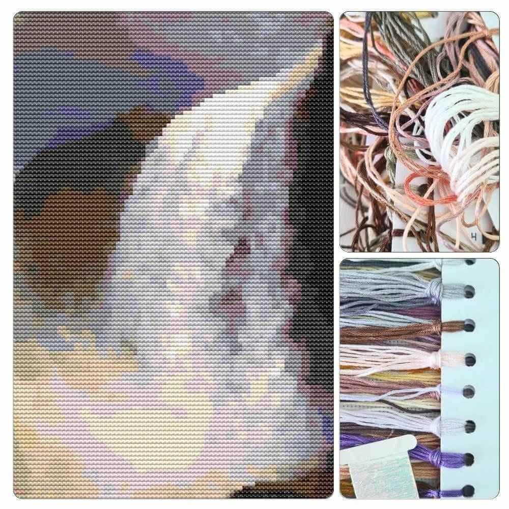 Falls of Niagara From Below Cross Stitch Kit