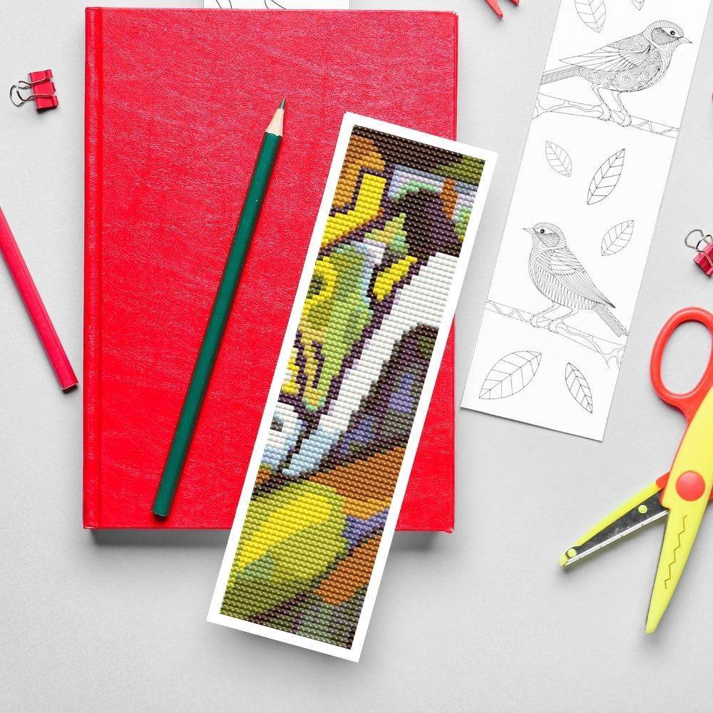 Improvisation Bookmark Cross Stitch Kit - The Art of Cross Stitch