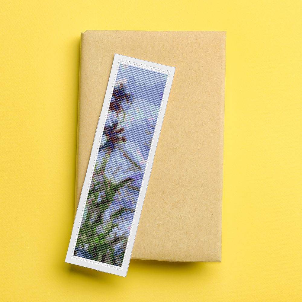 Irises Bookmark Cross Stitch Kit - The Art of Cross Stitch