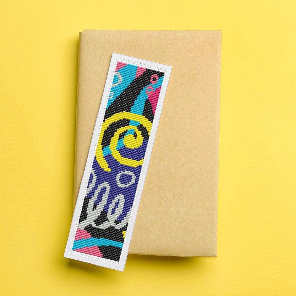 Disco Bookmark Cross Stitch Pattern by The Art of Stitch