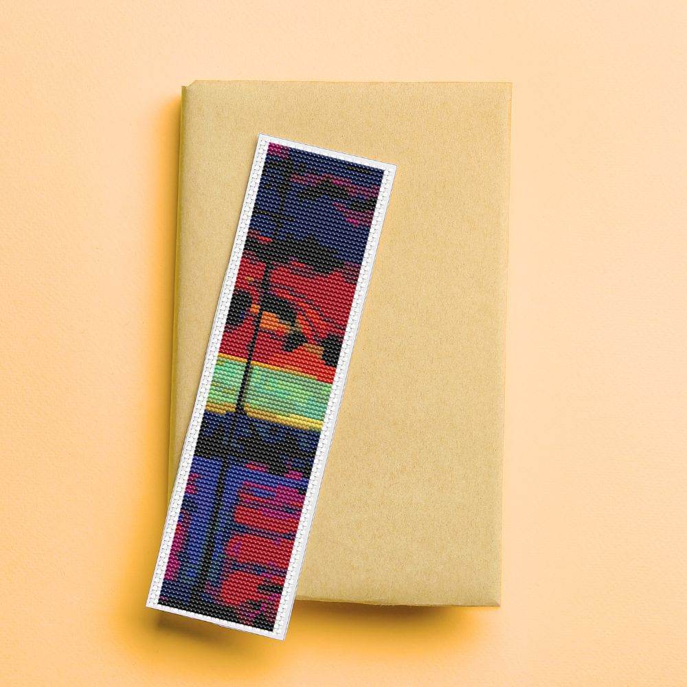 At Sunset Bookmark Cross Stitch Pattern by Arkady Alexandrovich Rylov
