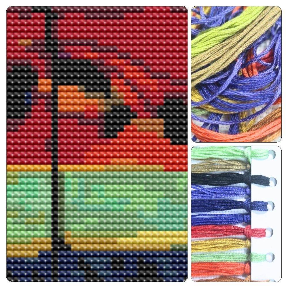 At Sunset Bookmark Cross Stitch Kit by Arkady Alexandrovich Rylov
