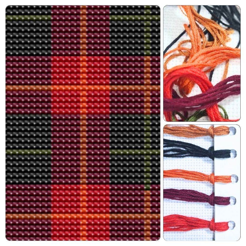So Plaid Bookmark Cross Stitch Kit by The Art of Stitch