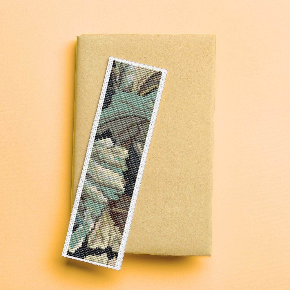 Leaves Bookmark Cross Stitch Pattern by William Morris