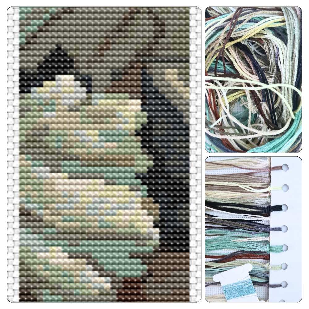 Leaves Bookmark Cross Stitch Kit