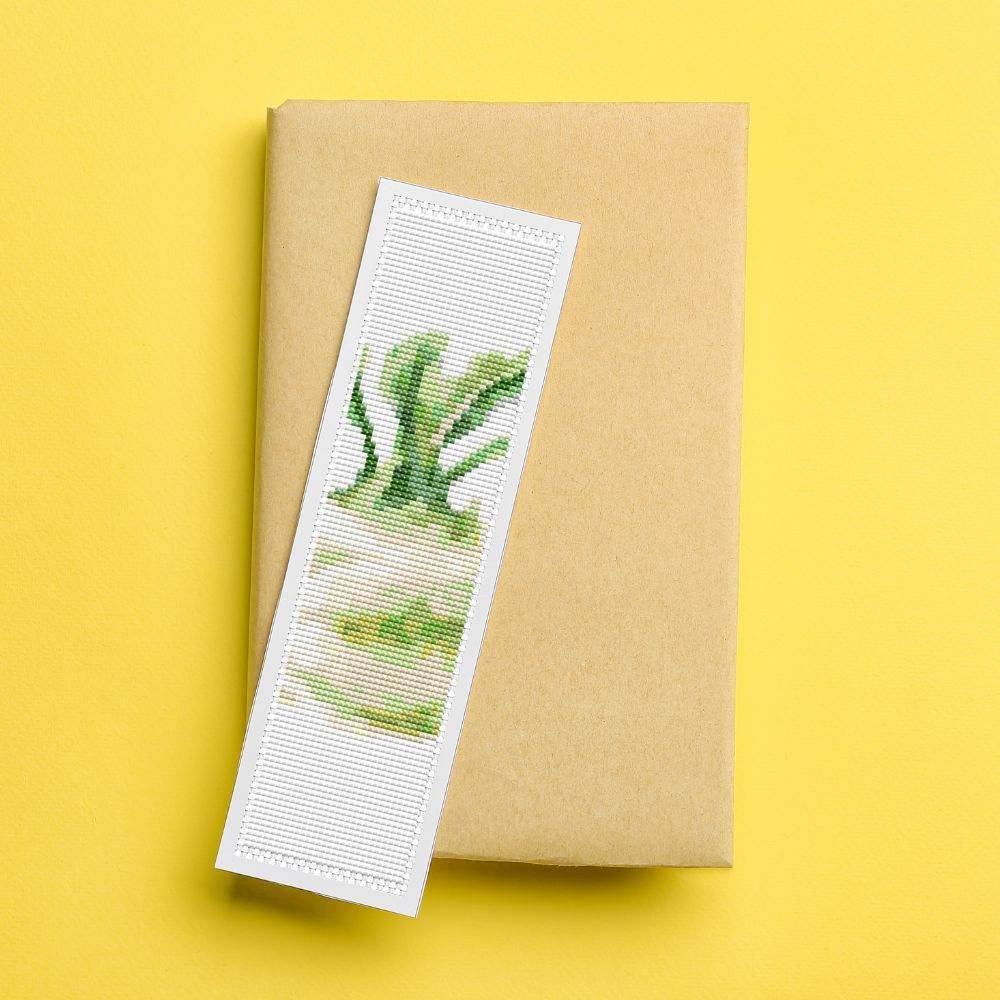 A Side of Turnip Bookmark Cross Stitch Pattern by The Art of Stitch