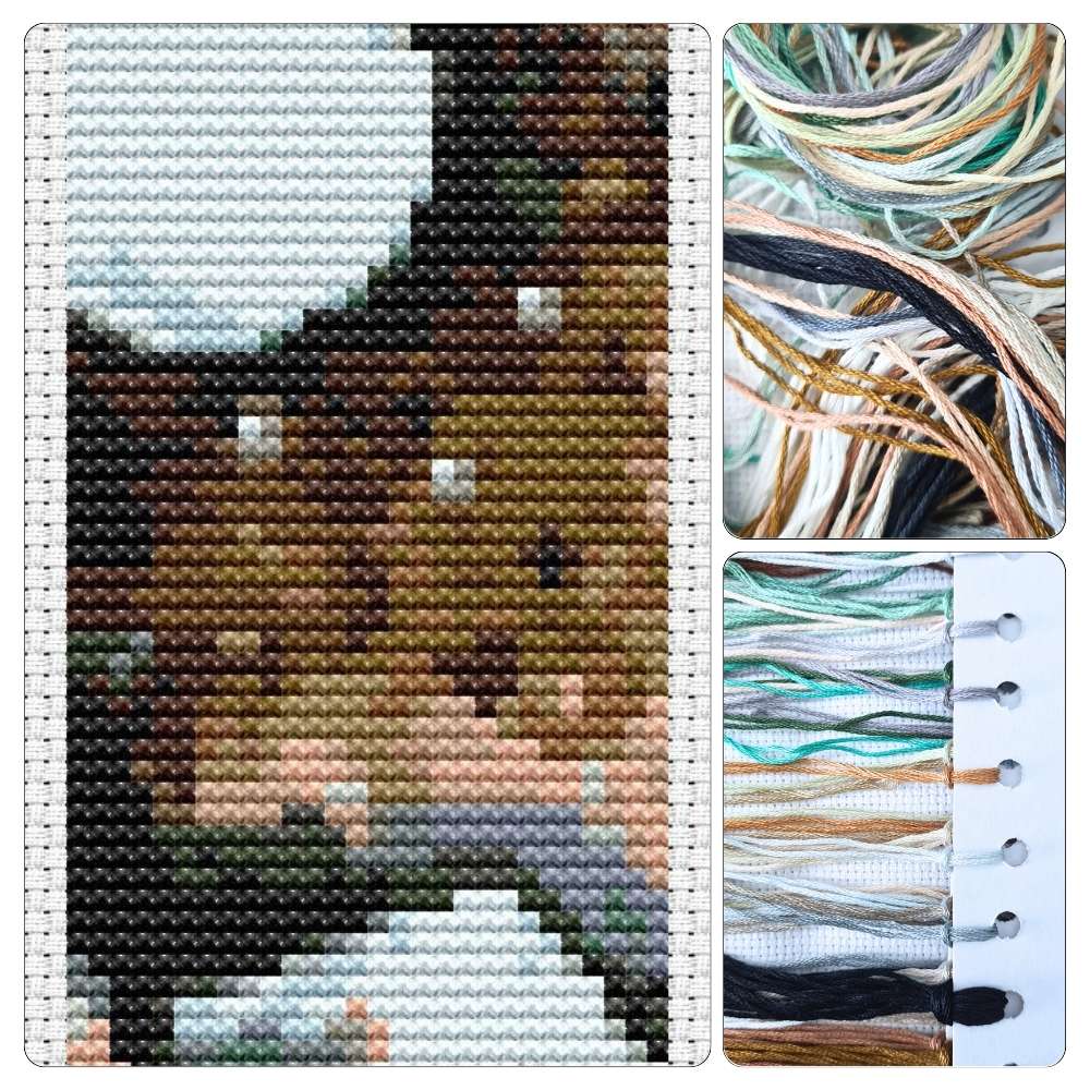 Over the Mountain Bookmark Cross Stitch Kit