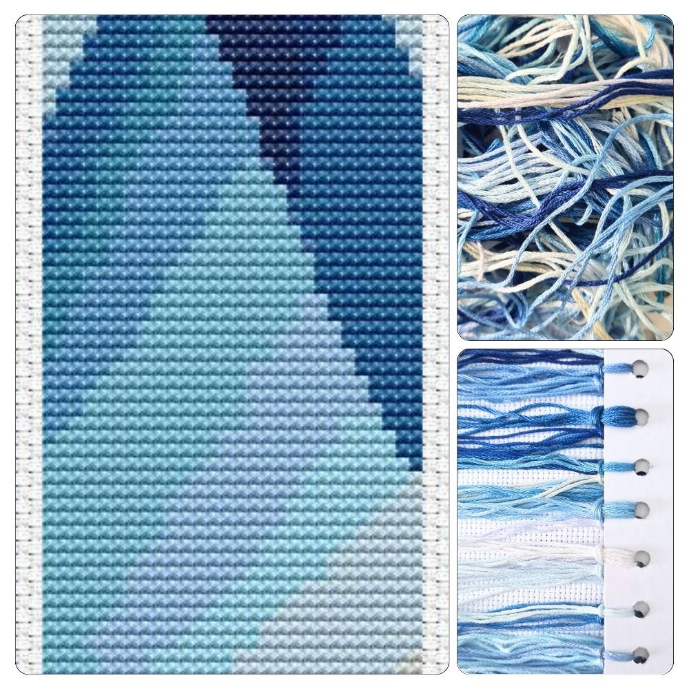 Hanover Abstract Bookmark Cross Stitch Kit