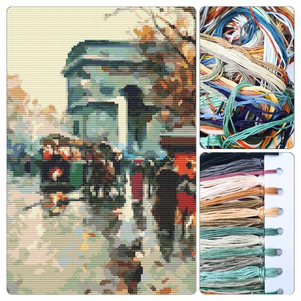 Arc de Triomphe Cross Stitch Kit