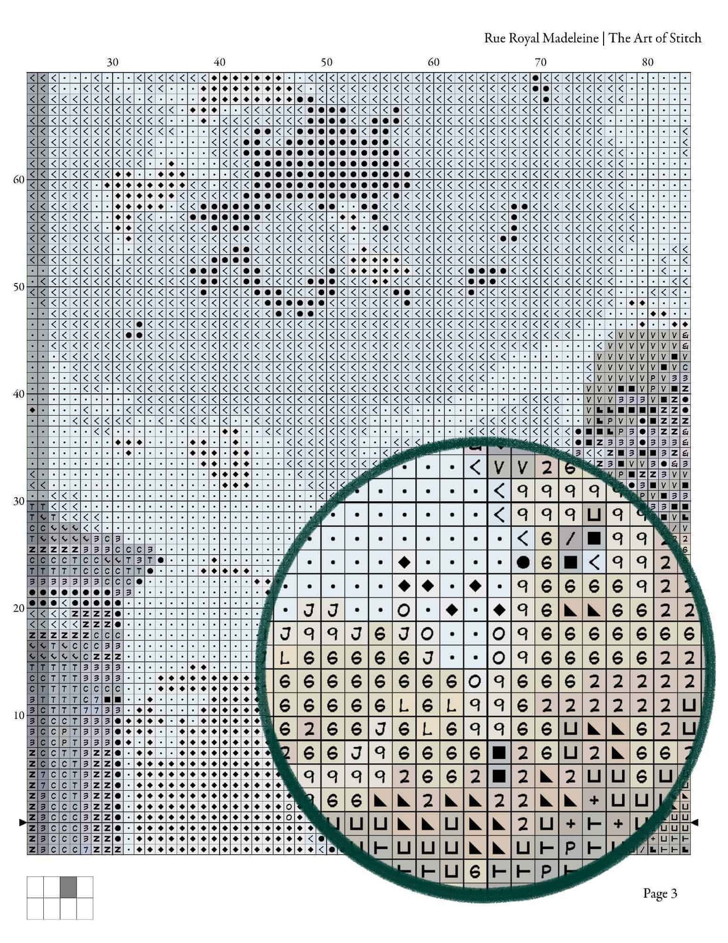 Rue Royal Madeleine Cross Stitch Pattern - Premium Cross Stitch Pattern - Antoine Blanchard