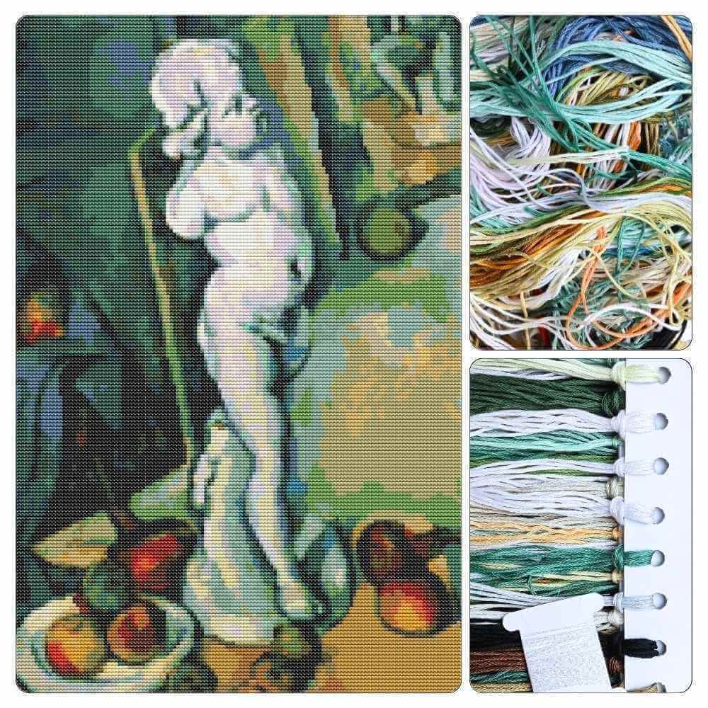 Still Life with Plaster Cupid Cross Stitch Kit