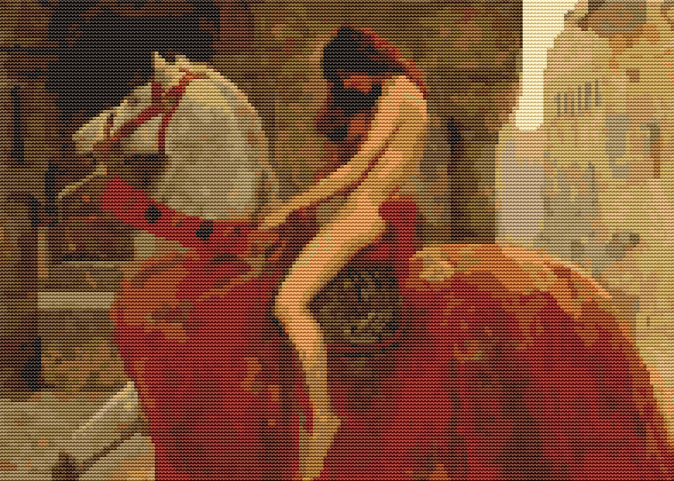 Lady Godiva Cross Stitch Pattern by John Collier