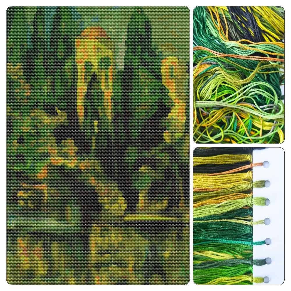 Vilabertrin Church Tower Cross Stitch Kit