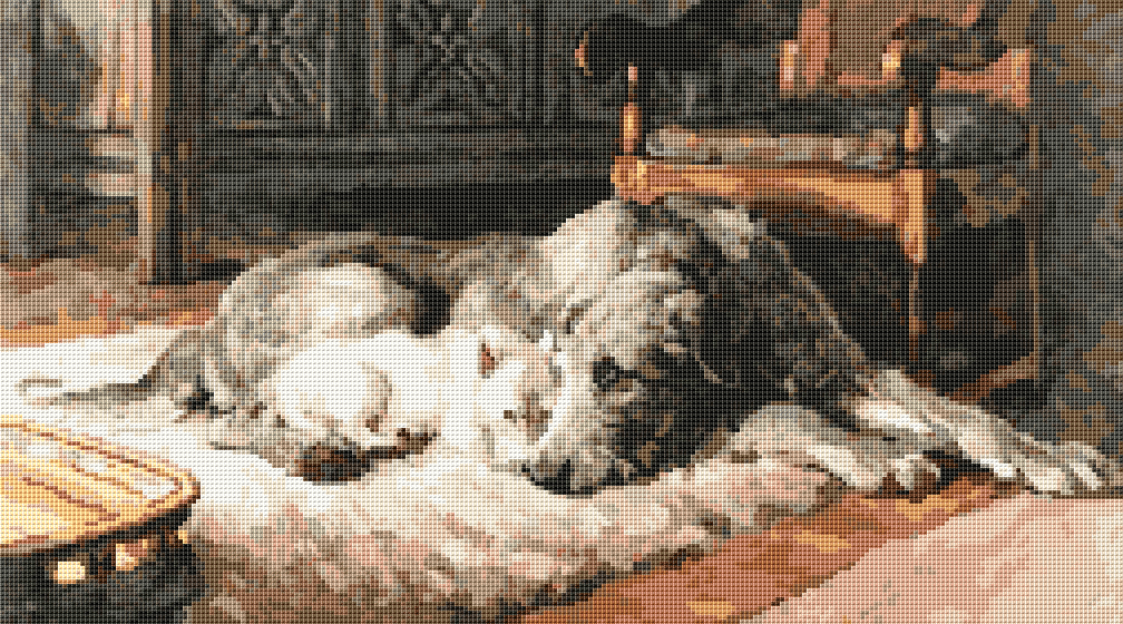Comrades Cross Stitch Pattern by Herbert Dicksee