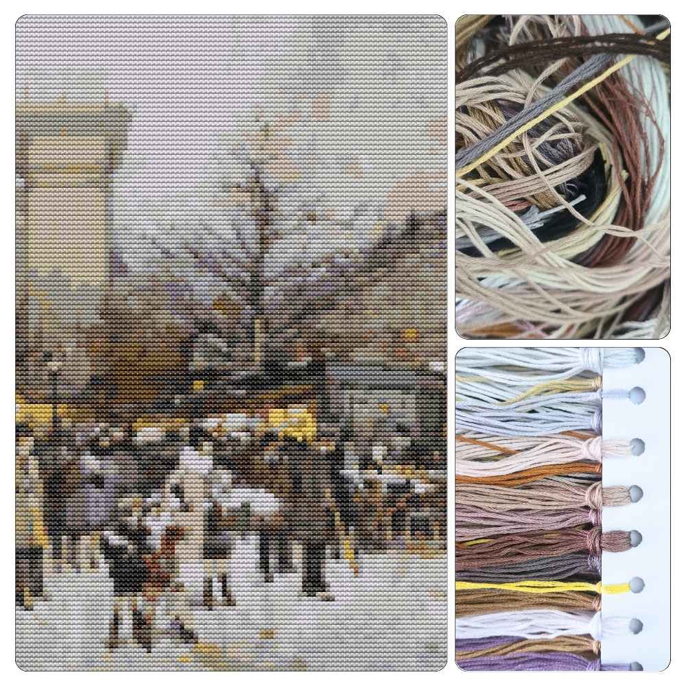 Porte Saint-Denis Cross Stitch Kit
