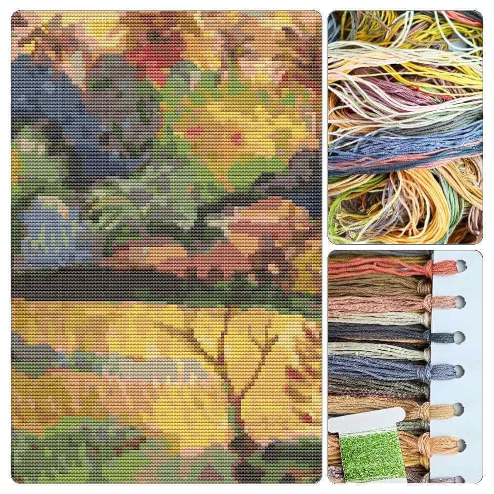 Tahitian Landscape Cross Stitch Kit