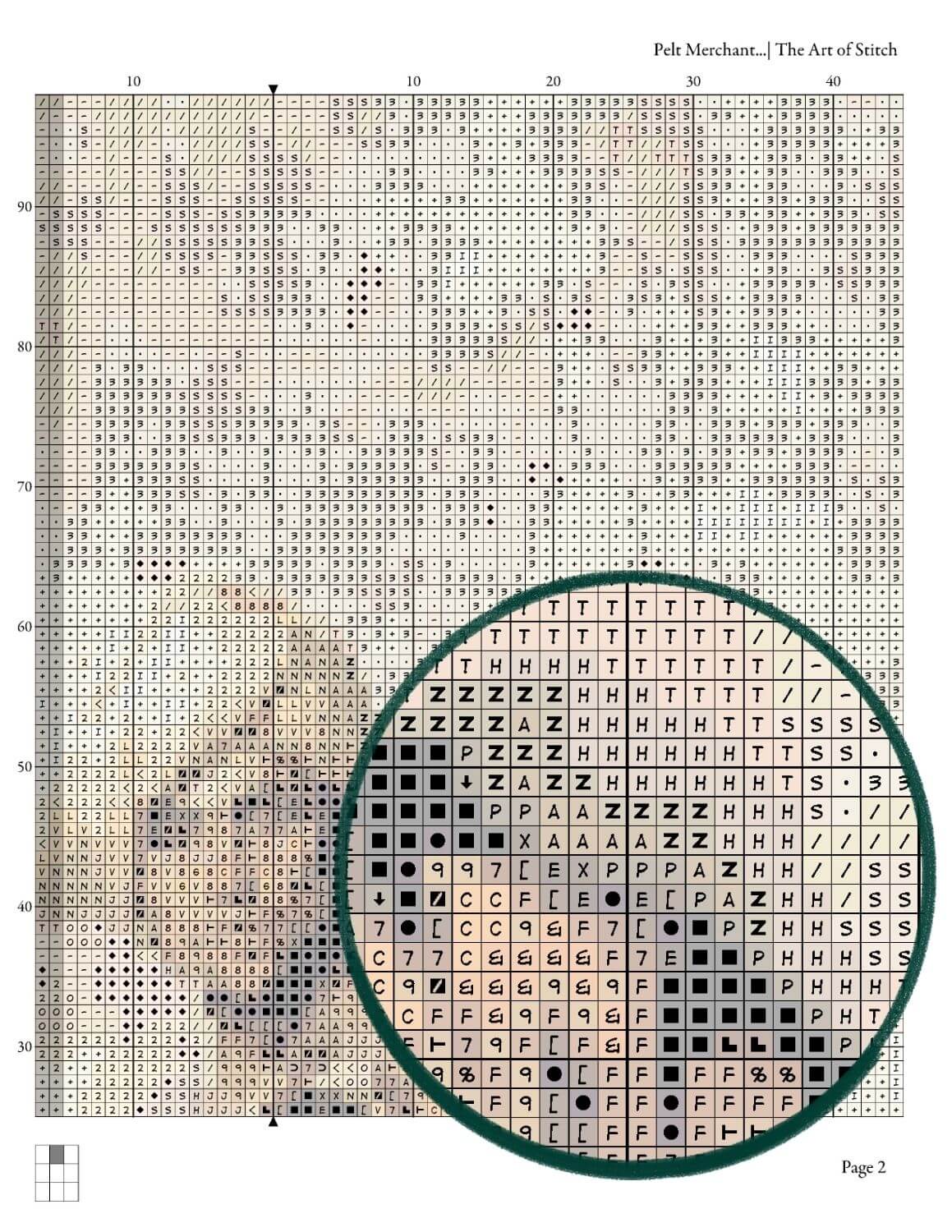 Pelt Merchant of Cairo Cross Stitch Pattern - Premium Cross Stitch Pattern - Jean Leon Gerome