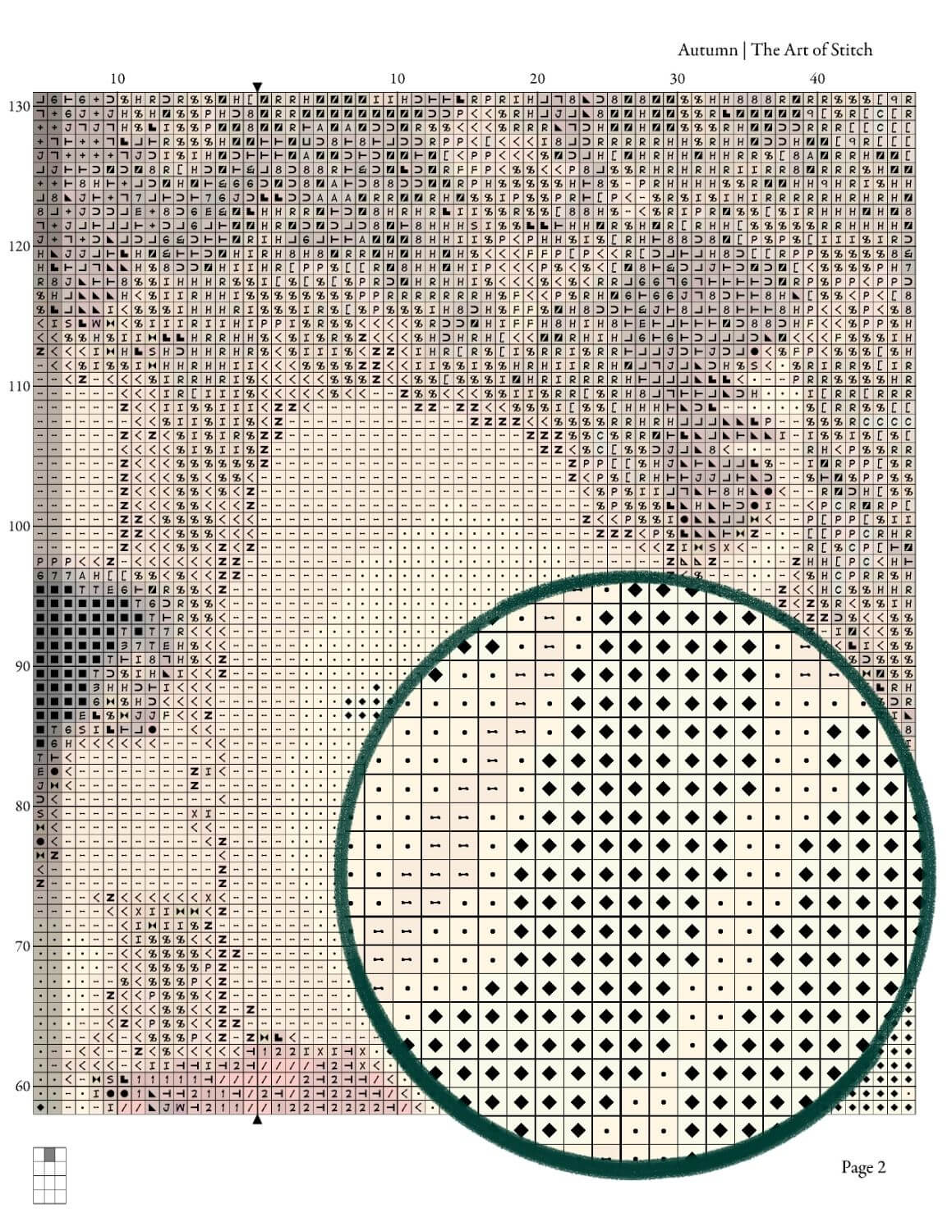 Autumn Cross Stitch Pattern