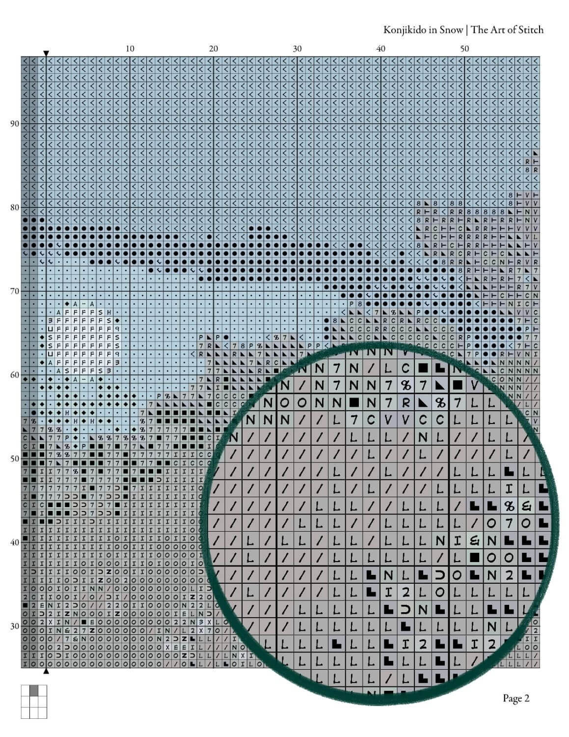 Konjikido in Snow, Hiraizumi Cross Stitch Pattern - Premium Cross Stitch Pattern - Kawase Hasui