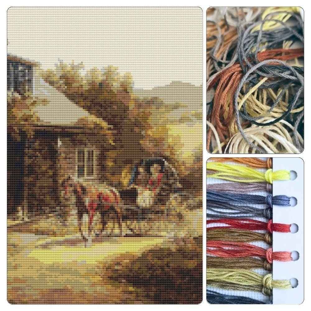 Unexpected Visitors Cross Stitch Kit