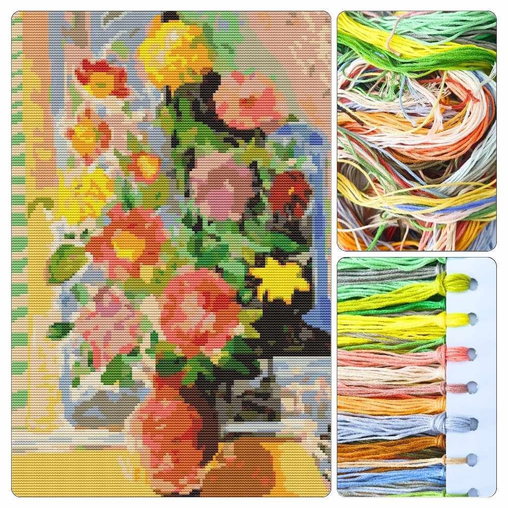 Grand Bouquet Cross Stitch Kit