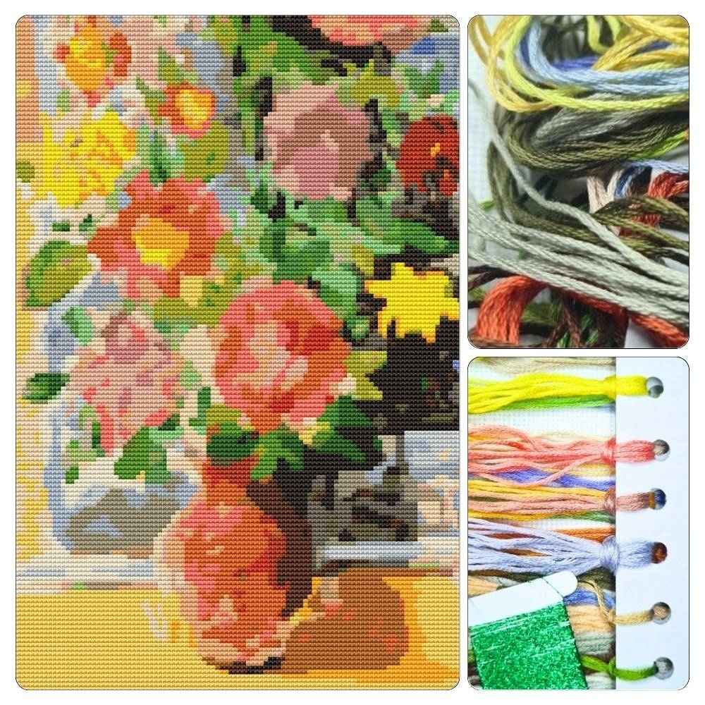 Grand Bouquet Cross Stitch Kit