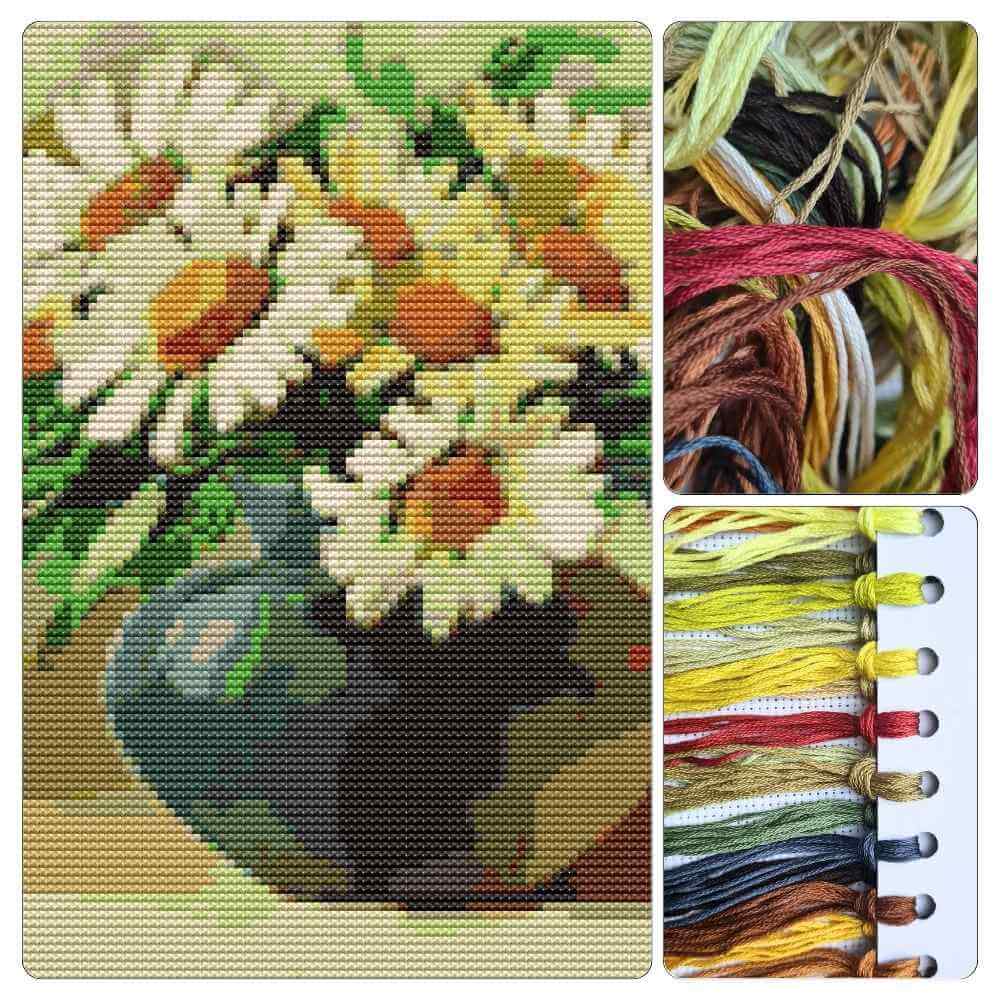 Daisies Cross Stitch Kit