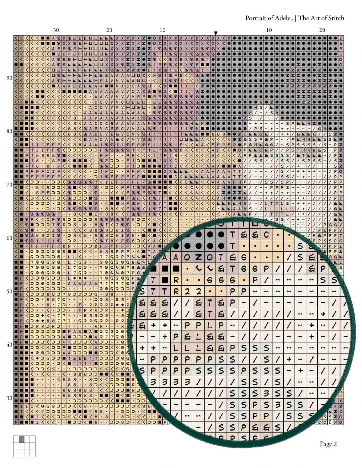 Portrait of Adele Bloch Bauer Cross Stitch Pattern - Premium Cross Stitch Pattern - Gustav Klimt