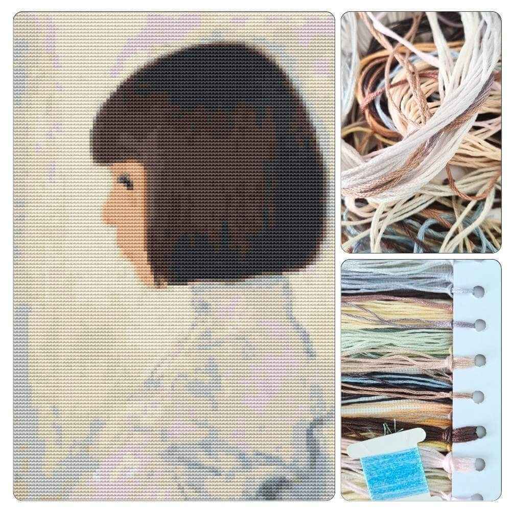 Portrait of Helen Klimt Cross Stitch Kit