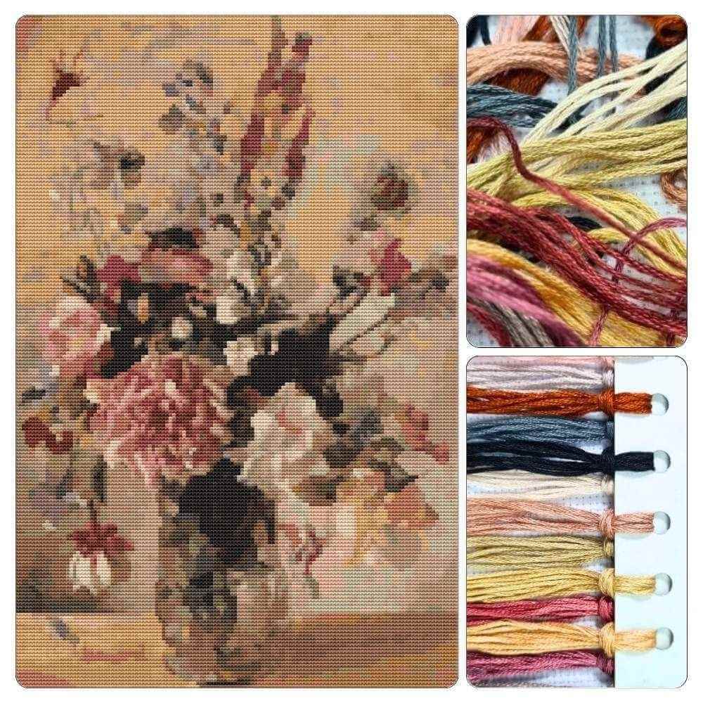 A Garden Bunch Cross Stitch Kit