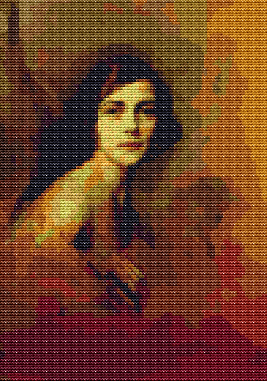 Countess Mountbatten of Burma Cross Stitch Kit by Philip de Laszlo