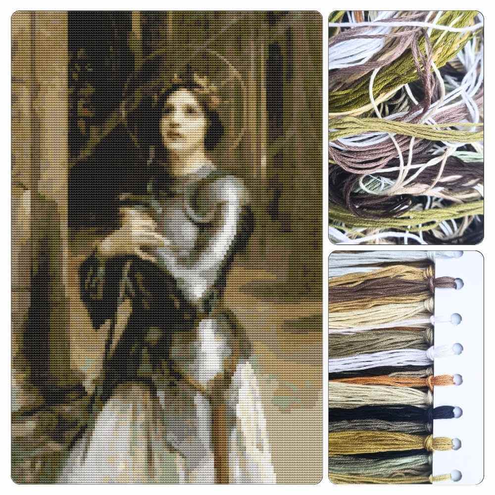 Joan of Arc Cross Stitch Kit