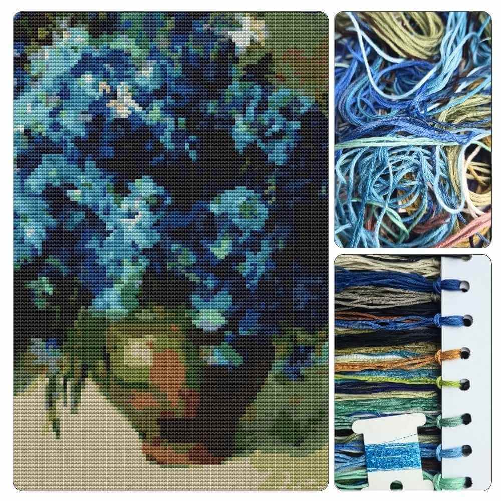 Cornflowers Cross Stitch Kit