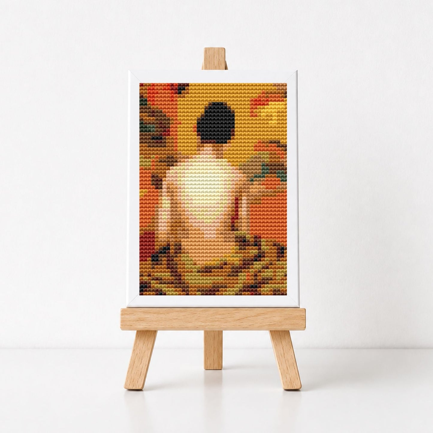Back of a Nude Miniature Cross Stitch Pattern - Miniature Cross Stitch Pattern - William Merritt Chase