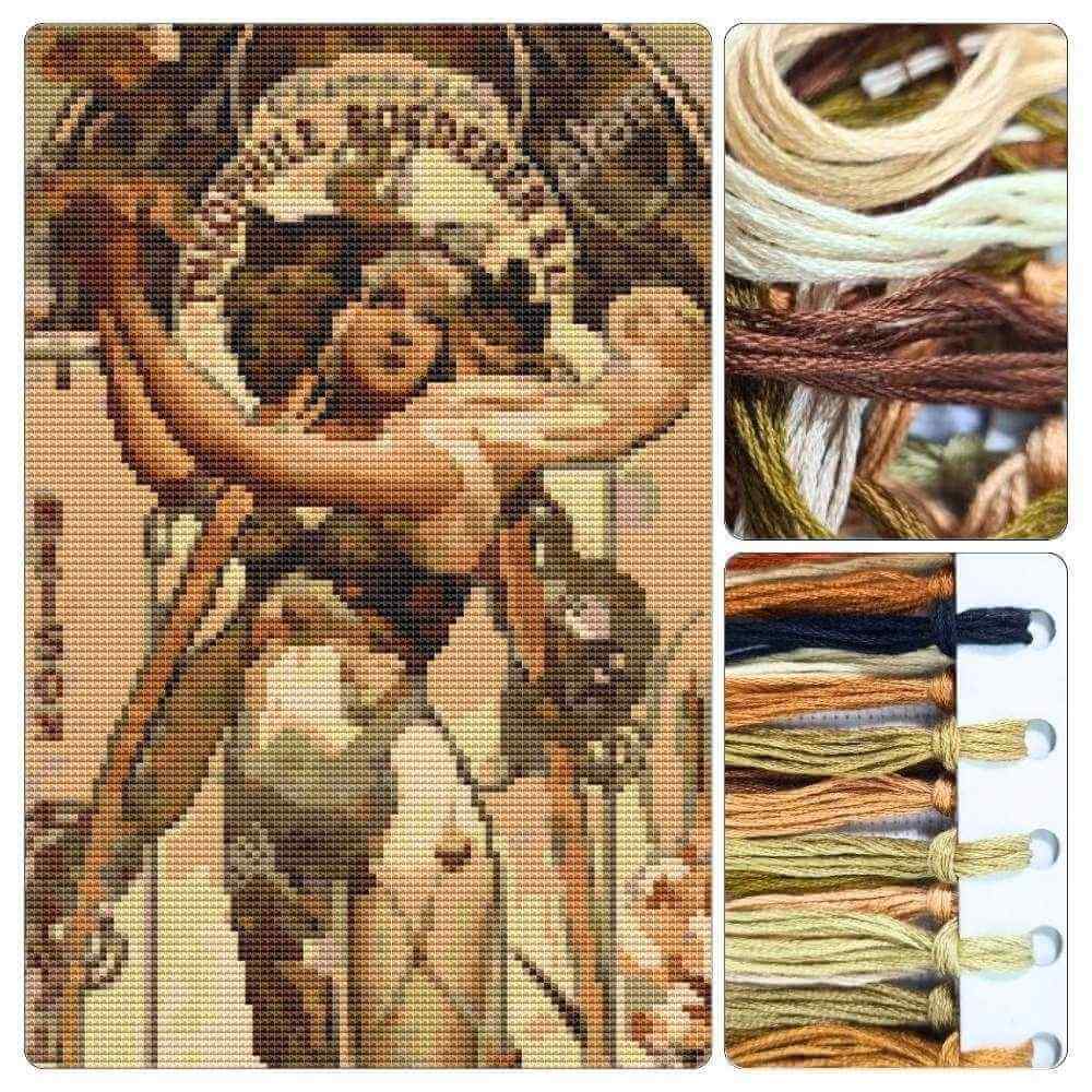 Theophile Roederer's Champagne Cross Stitch Kit