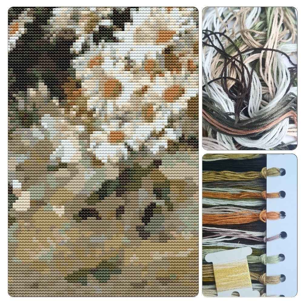 Wild Flowers Cross Stitch Kit