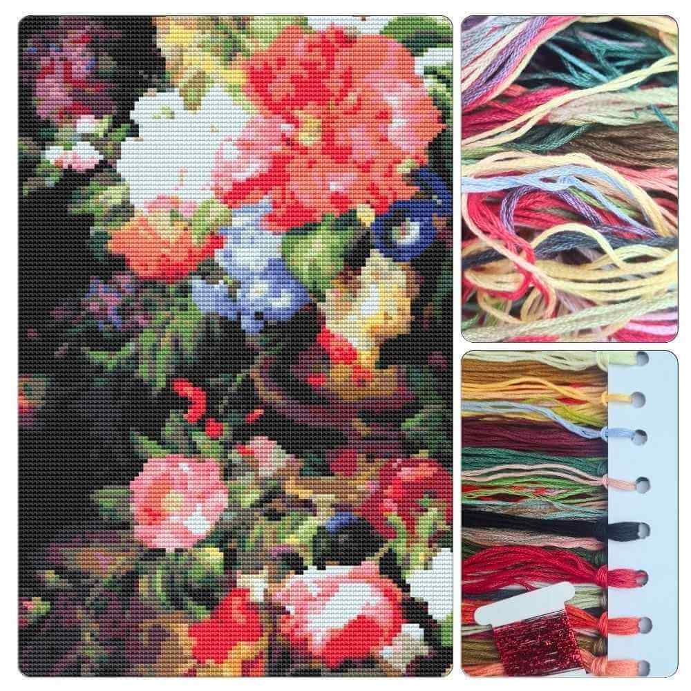 Flowers Cross Stitch Kit